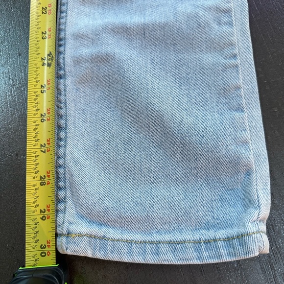 BDG Urban Outfitters Patch Jeans Light Wash High Rise Skinny Stretch Denim Jeans - Picture 10 of 15
